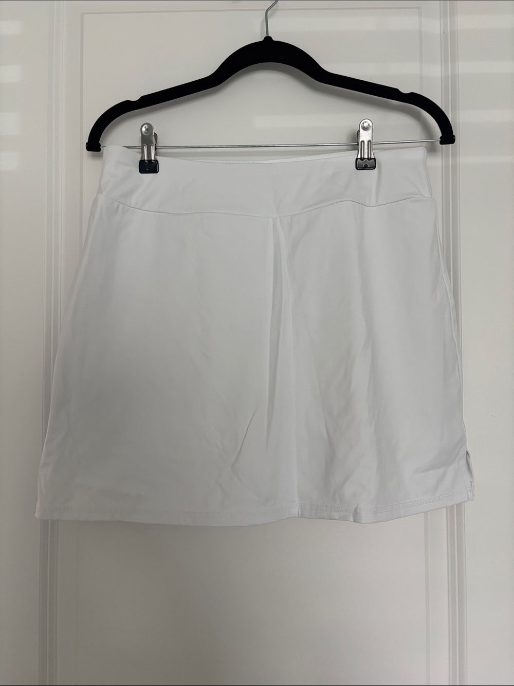 Women's White Athletic Skirt